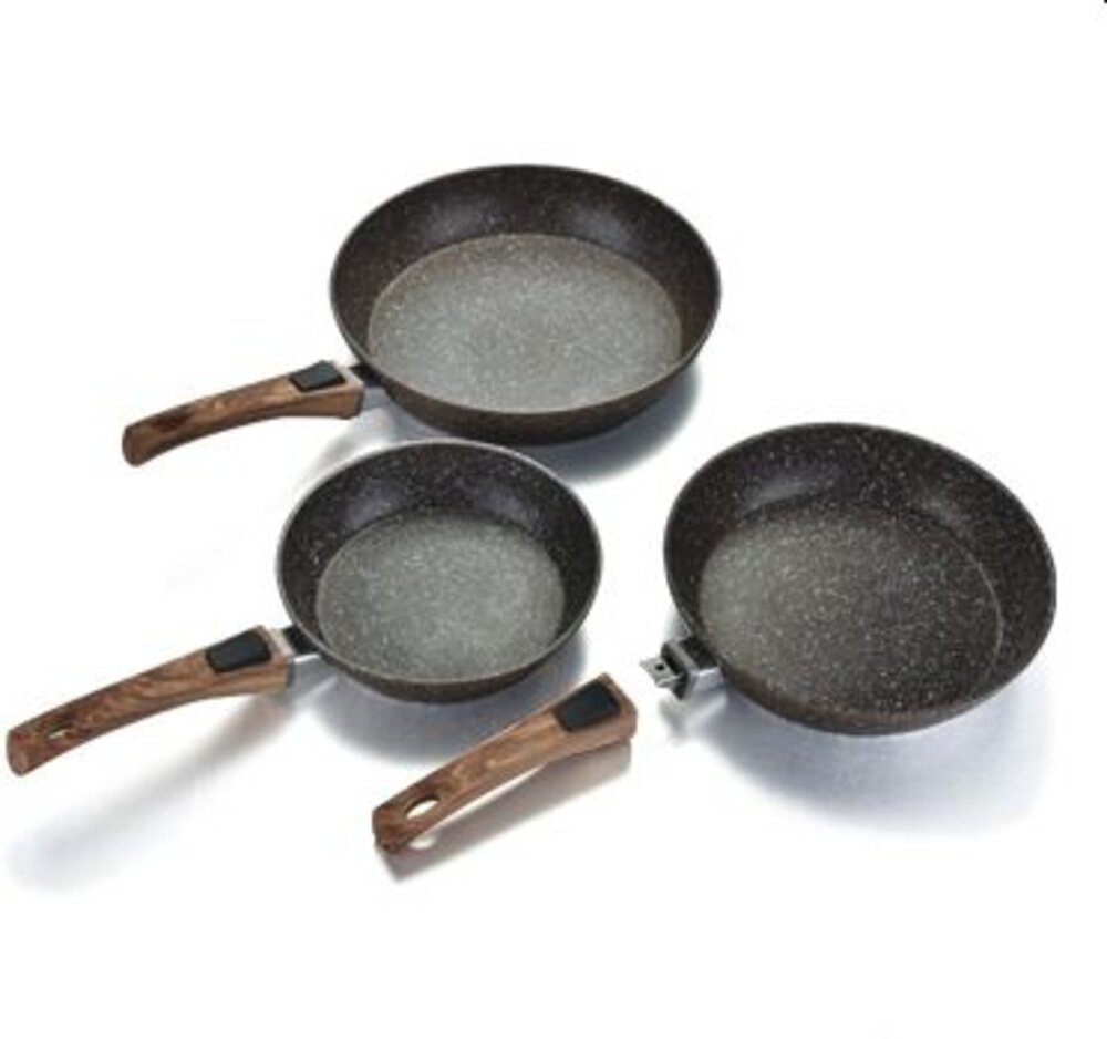 Black Line Induksjon Stekepannesett 3 stk