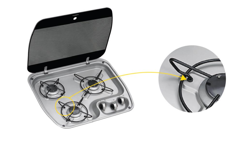 Gummibuffer 8 stk svart Ø 9,5 x 7,5 mm