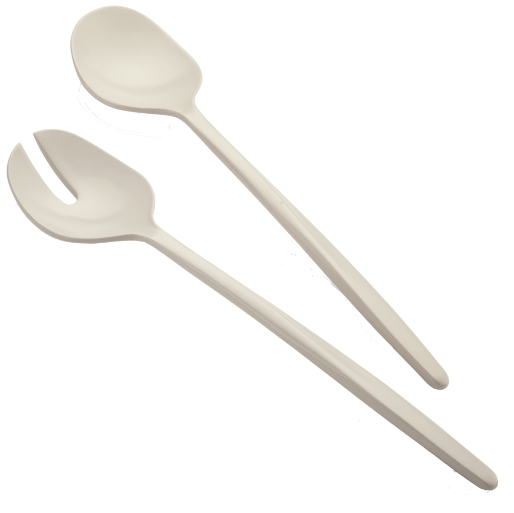 Salatbestikk Tierra Hvit