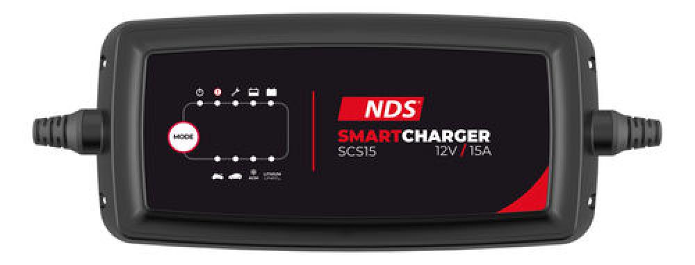 Batterilader Smart Charger 12 V 15 A