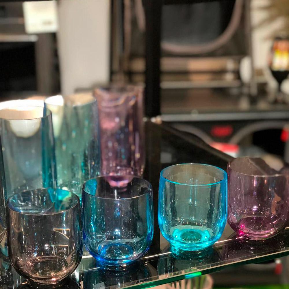 Glass Lav Moonstone Flerfarget 4 pk