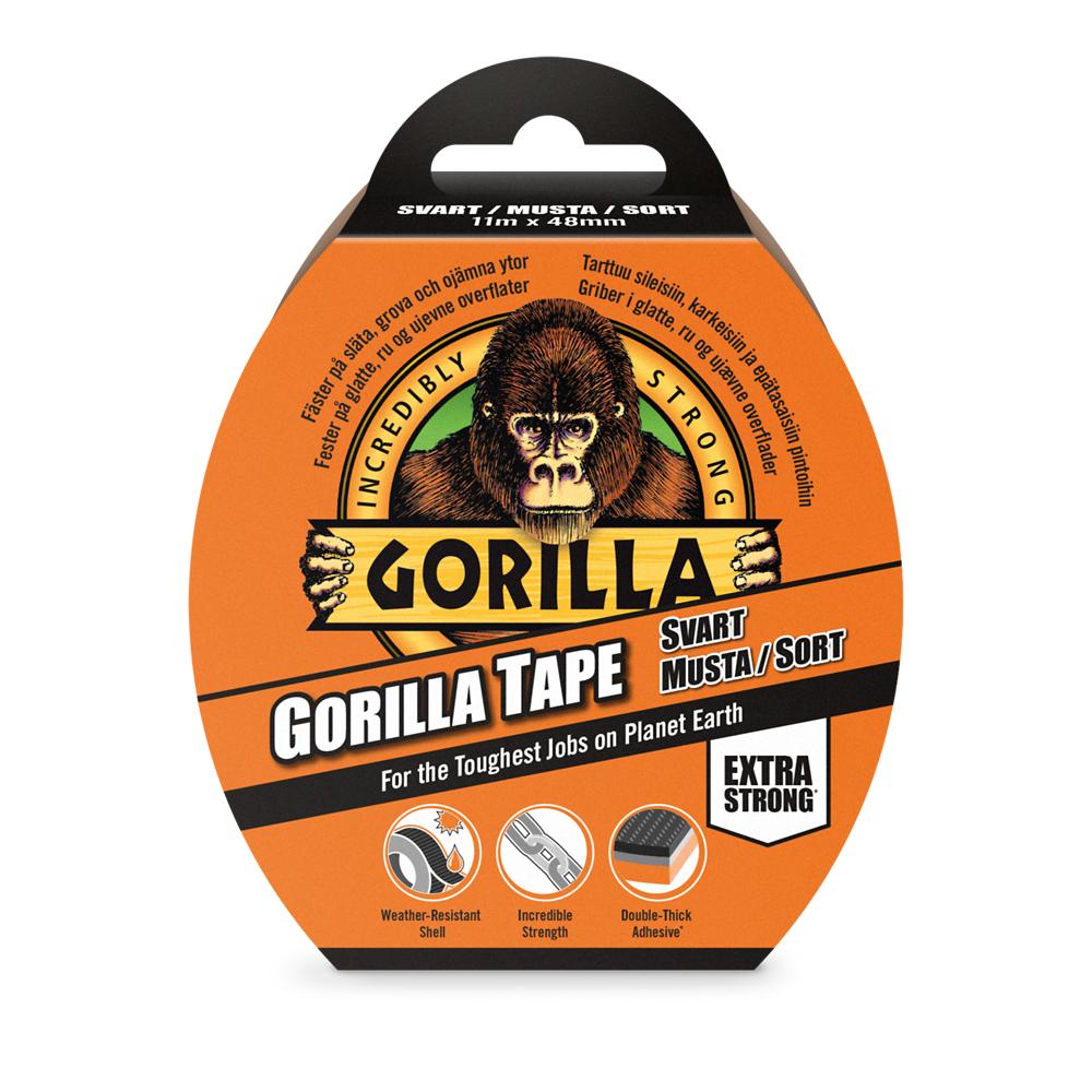 Gorilla Tape Black 11 m x 48 mm