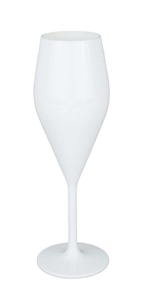 Champagneglass Eleganza Hvit 2 stk