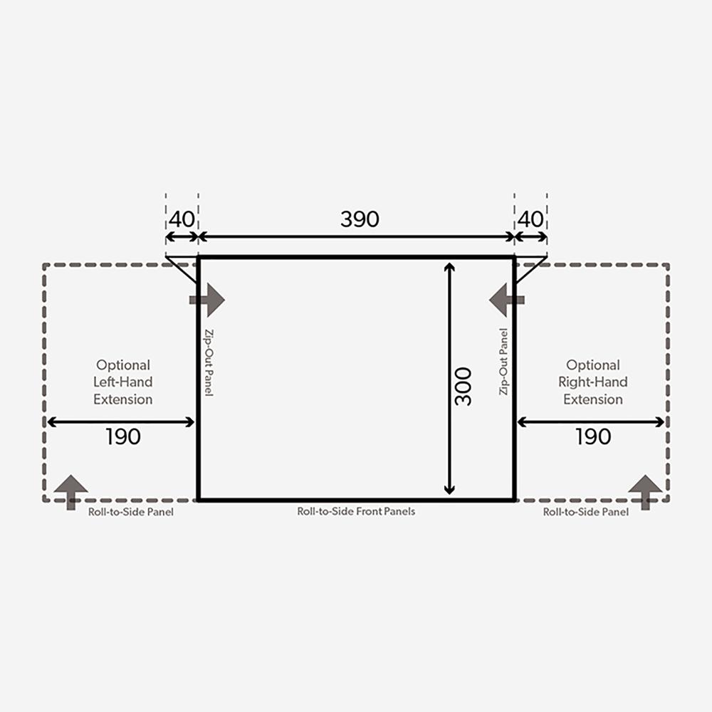 Grande Air All-Season S Luftfylt fortelt 390