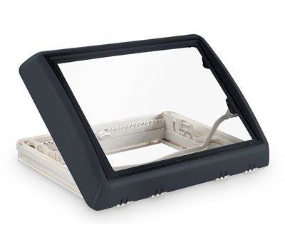 Midi Heki Style Grå 700X500 mm m/mekanisk lufting og blending