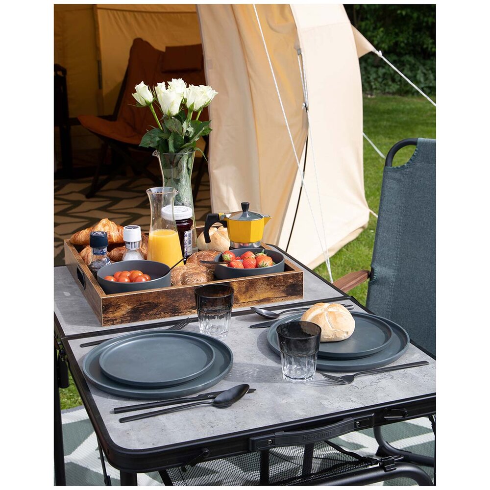 Servise Patom Grå Melamin 16 deler