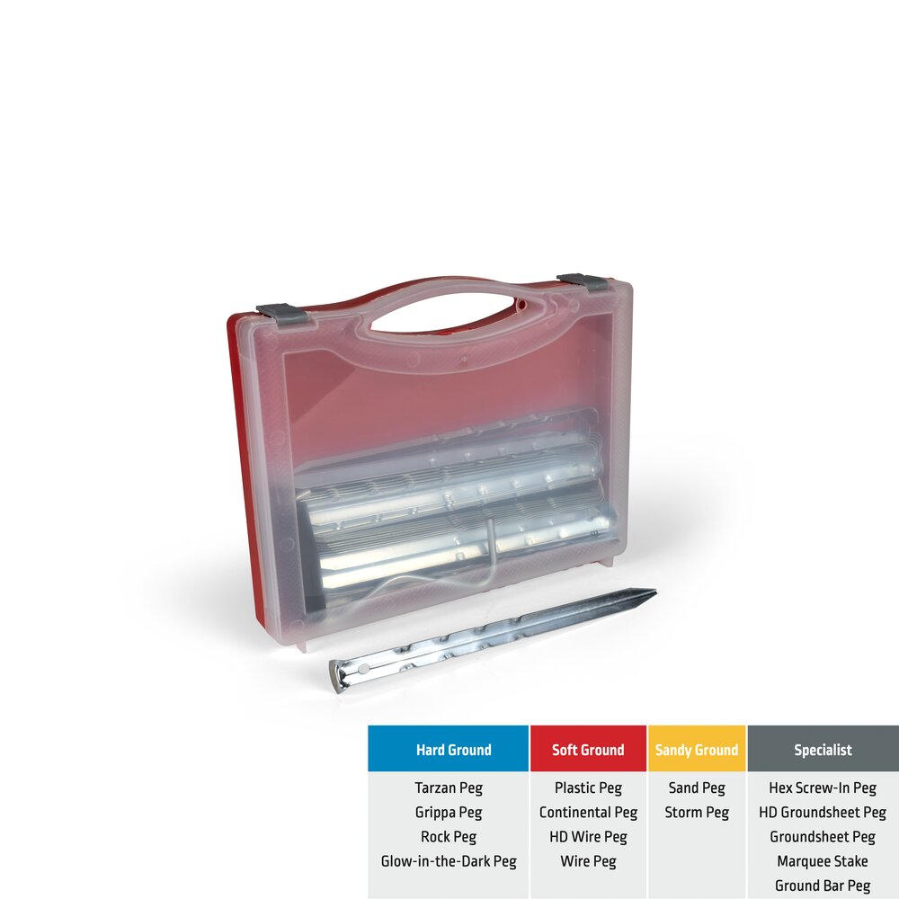 Continental Peg Pluggsett m/ koffert