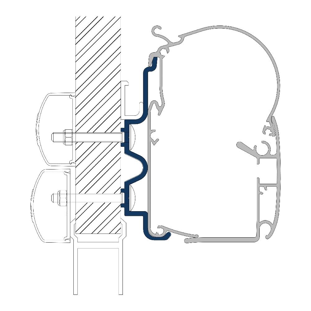 Adapter markise Hymer Camp 4,0 m
