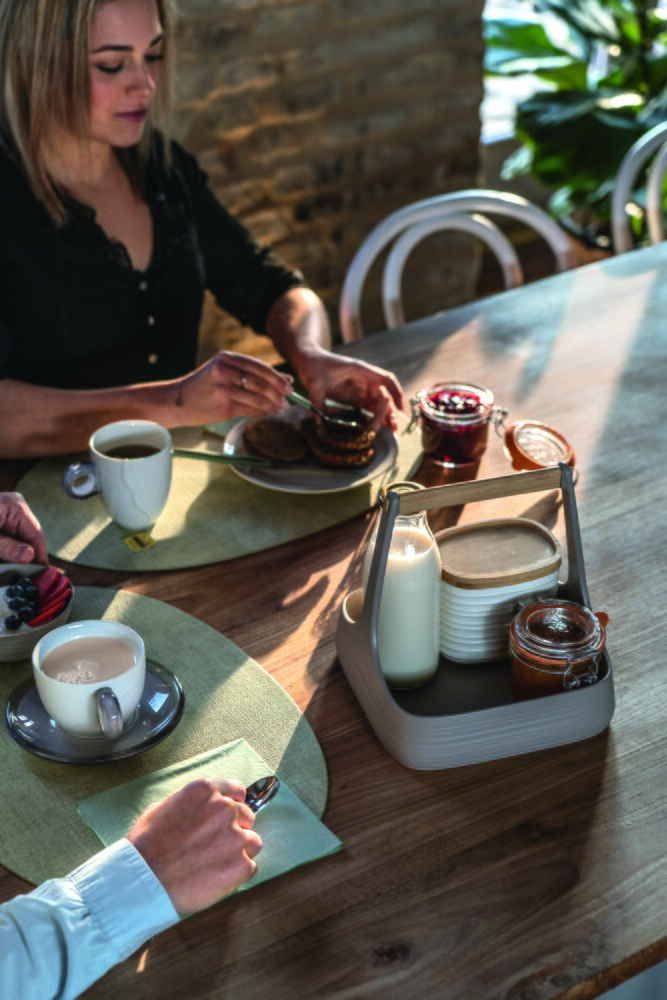 Serveringskurv All Together Melkehvit