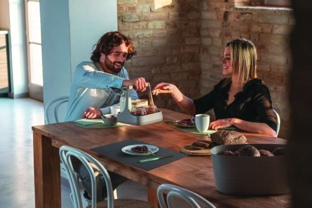 Serveringskurv All Together Melkehvit