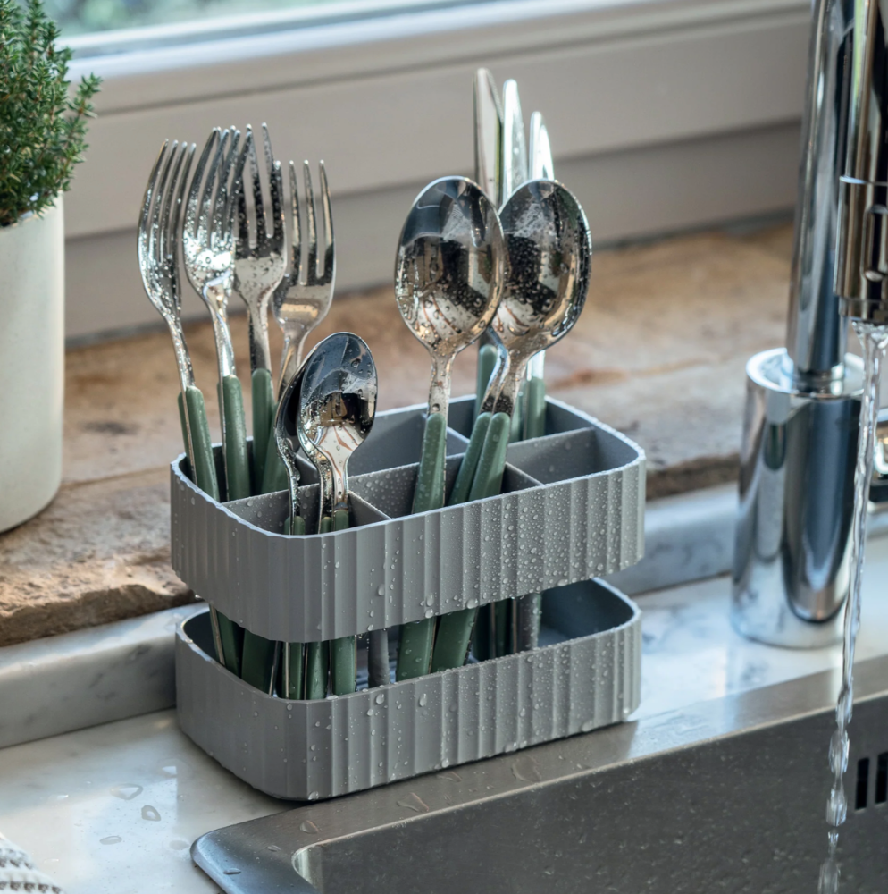 Tørkestativ til bestikk