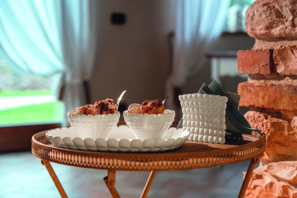 Serviettholder Tiffany Hvit