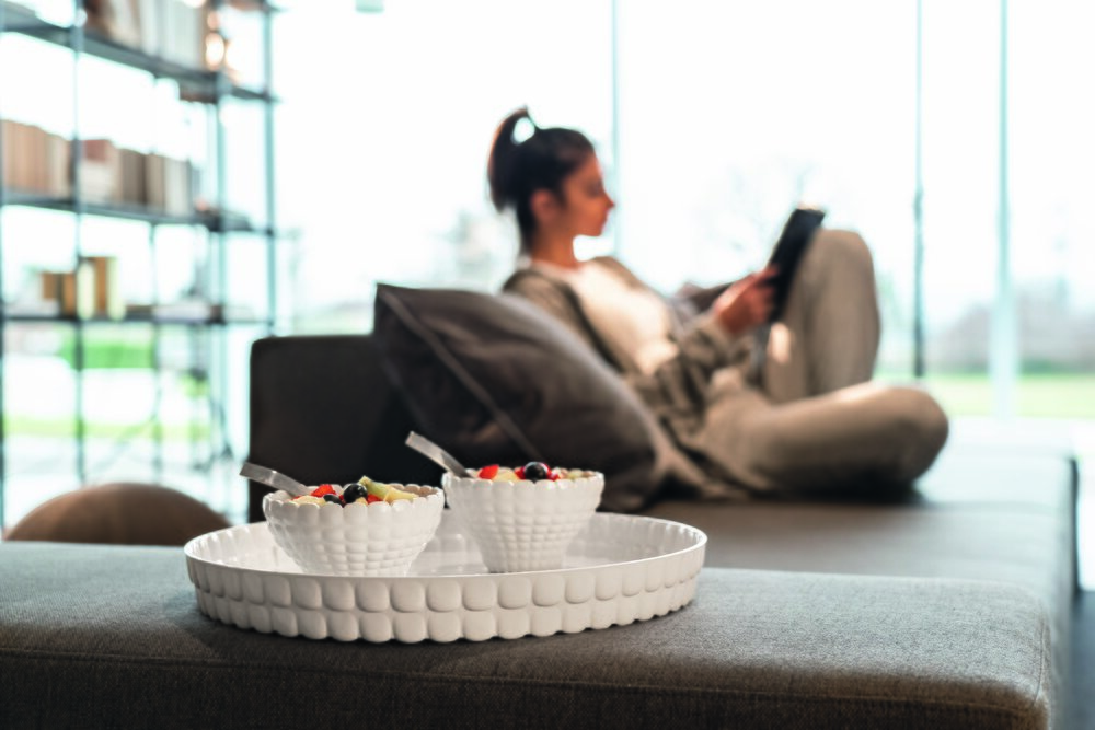 Skål Tiffany Hvit 12 cm