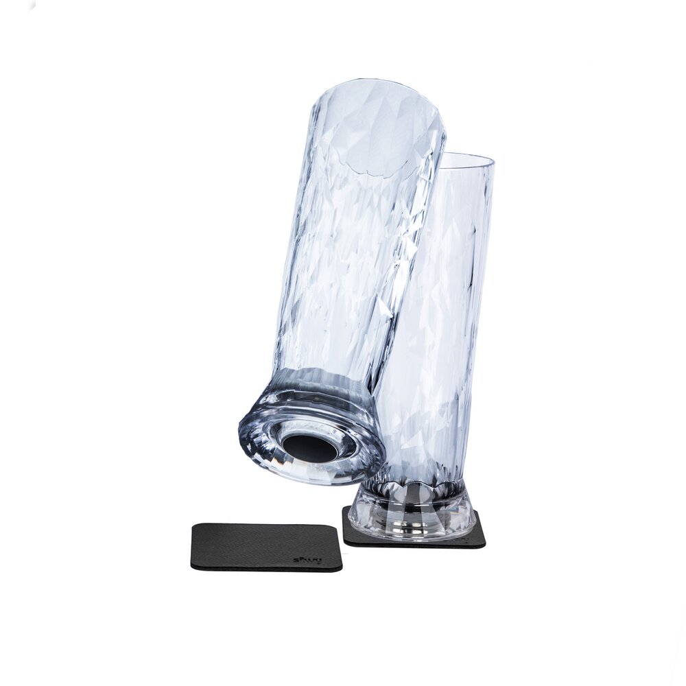 Magnetisk glass - Ølglass High Tech 50 cl pk a 2 stk
