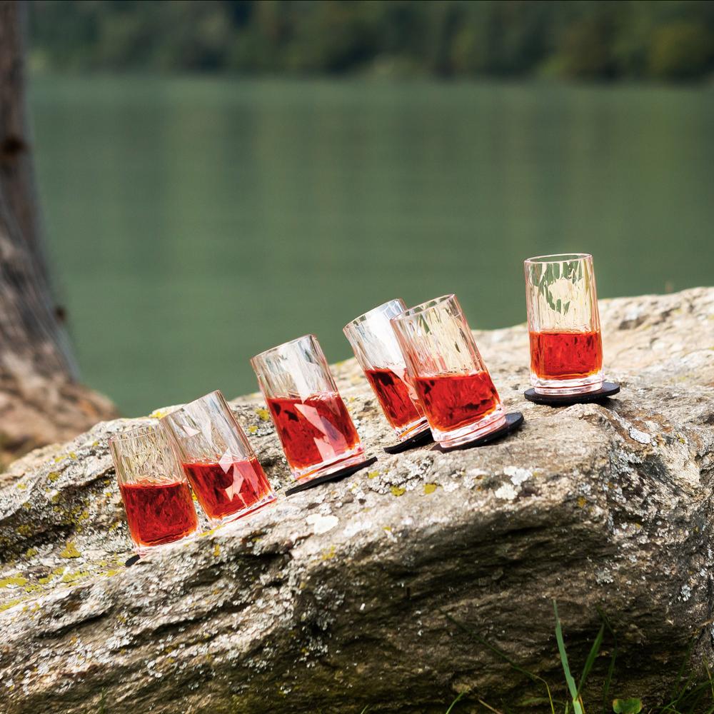 Magnetisk glass - Shotglass 4 cl High Tech pk a 6 stk