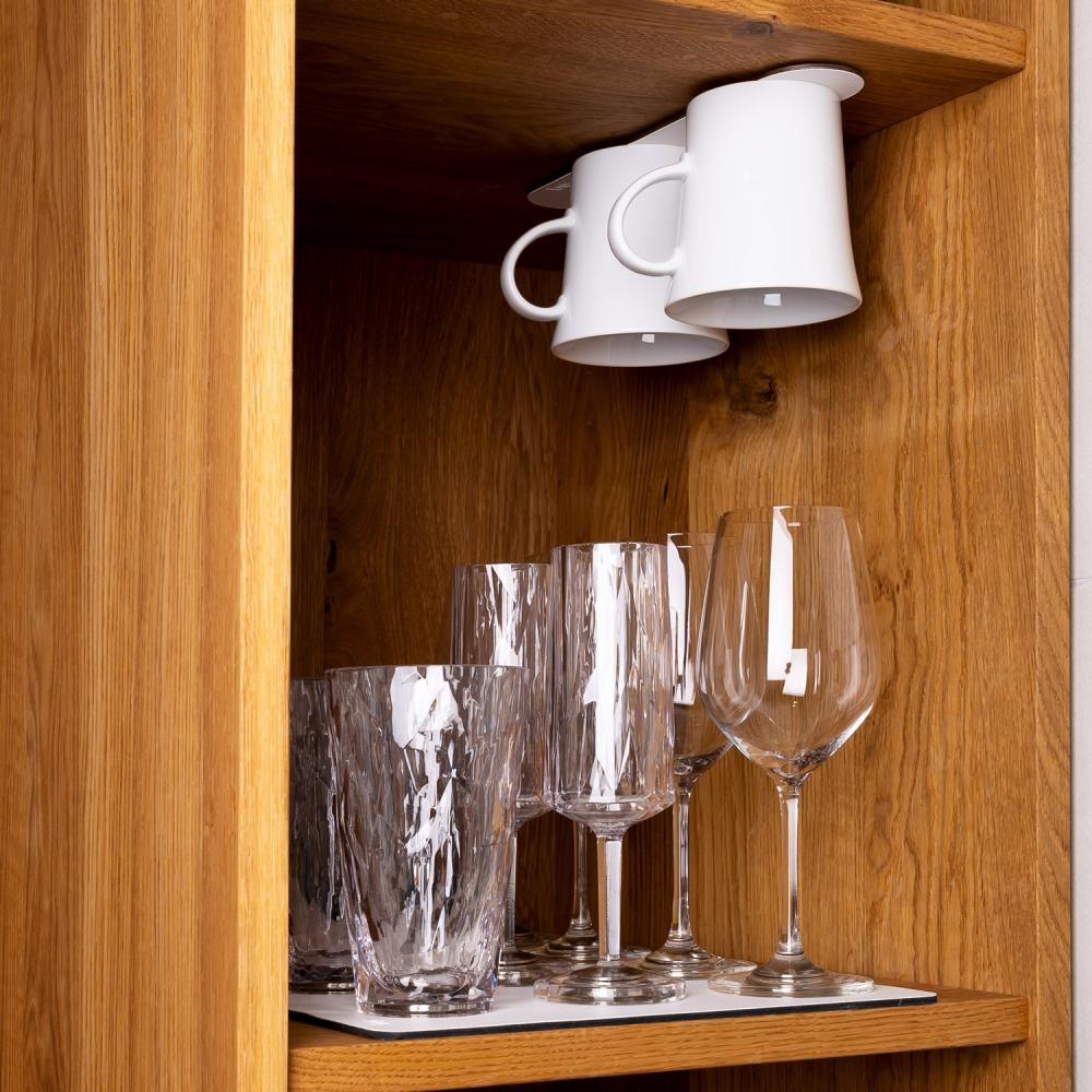 Magnetisk kaffekrus - Porselen 27 cl m/sorte magnetpads pk a 2 stk