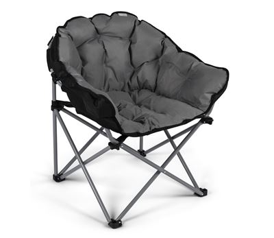 Campingstol XL Tub Fog Grå