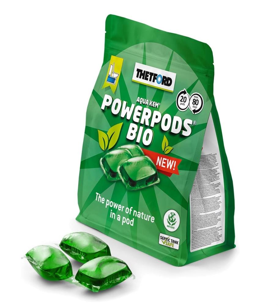 PowerPods Bio Sanitærvæske 20 doseringer