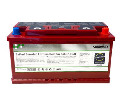 Lithiumbatteri 100 Ah 150 BMS Heat Bluetooth Bobilbatteri