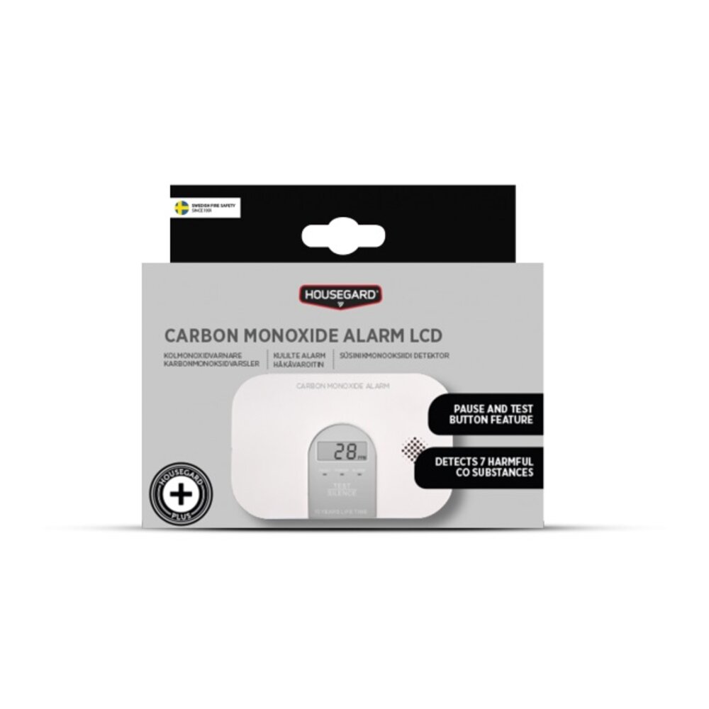Karbonmonoksidvarsler LCD-display