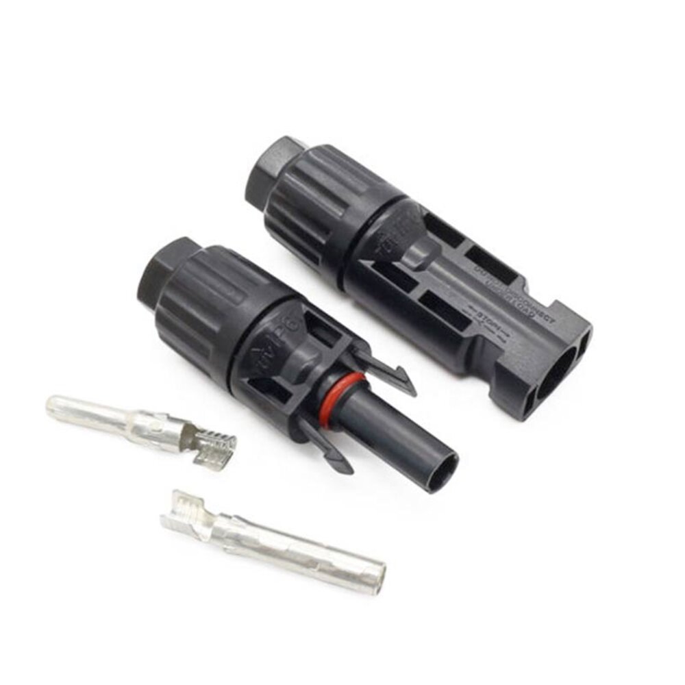 MC4 Kontakt 2 stk. (1x hann -1x hunn)