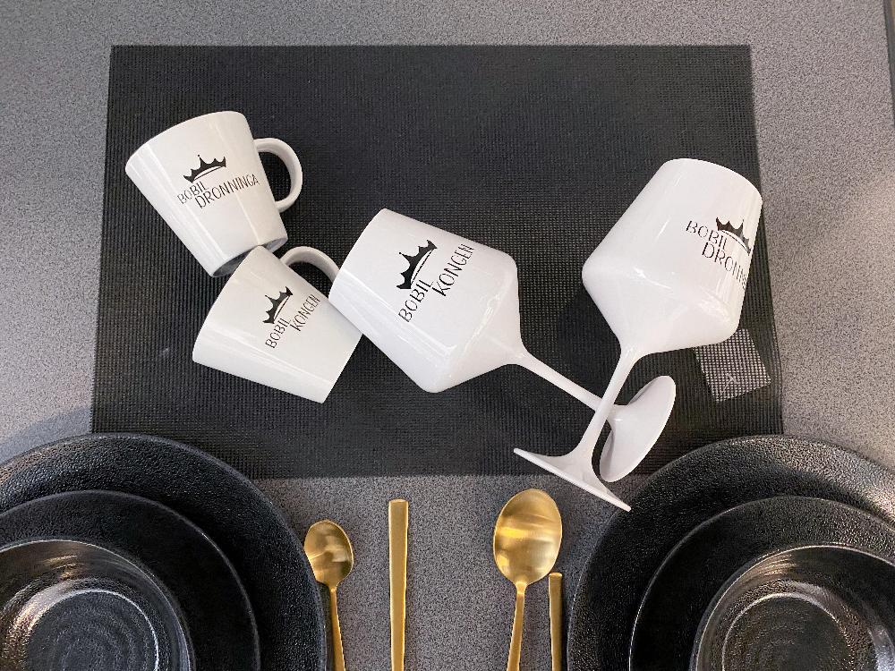 Bobil Kongen Krus 20 cl Hvit