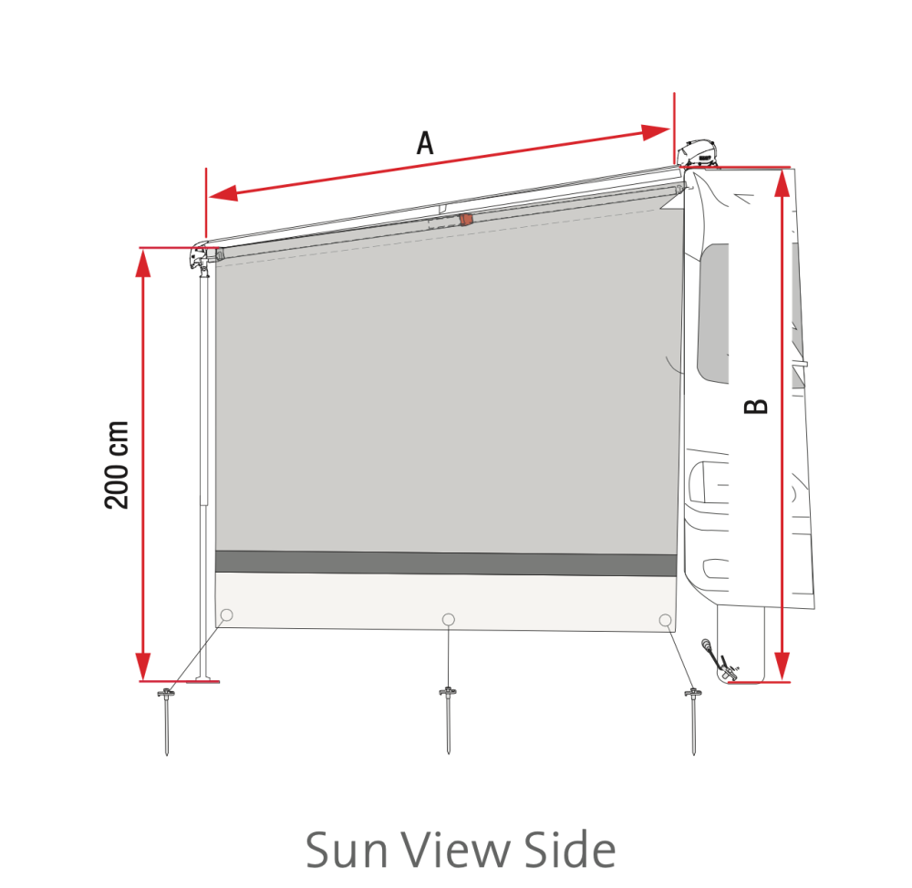 Sun View Side Sidevegg F80 L