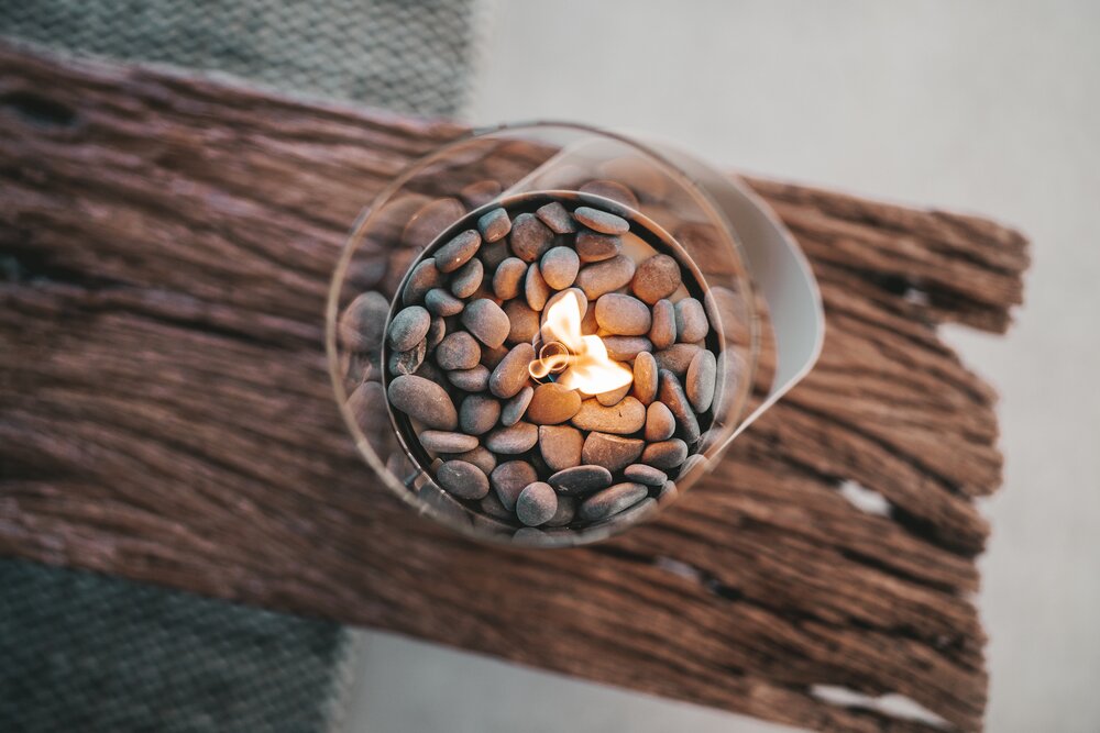 Cosiscoop Gasslanterne Ivory/Hvit