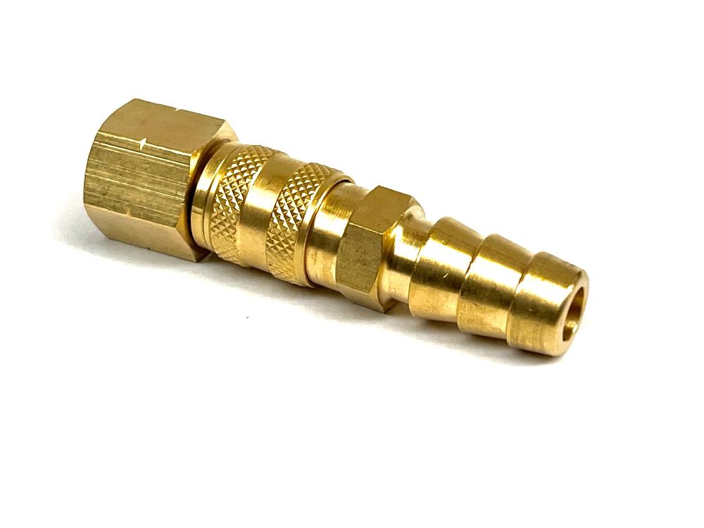 Hurtigkobling til gassgrill click-on for 10 mm slange