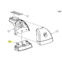 Foot pad med feste Fixpoint low/high