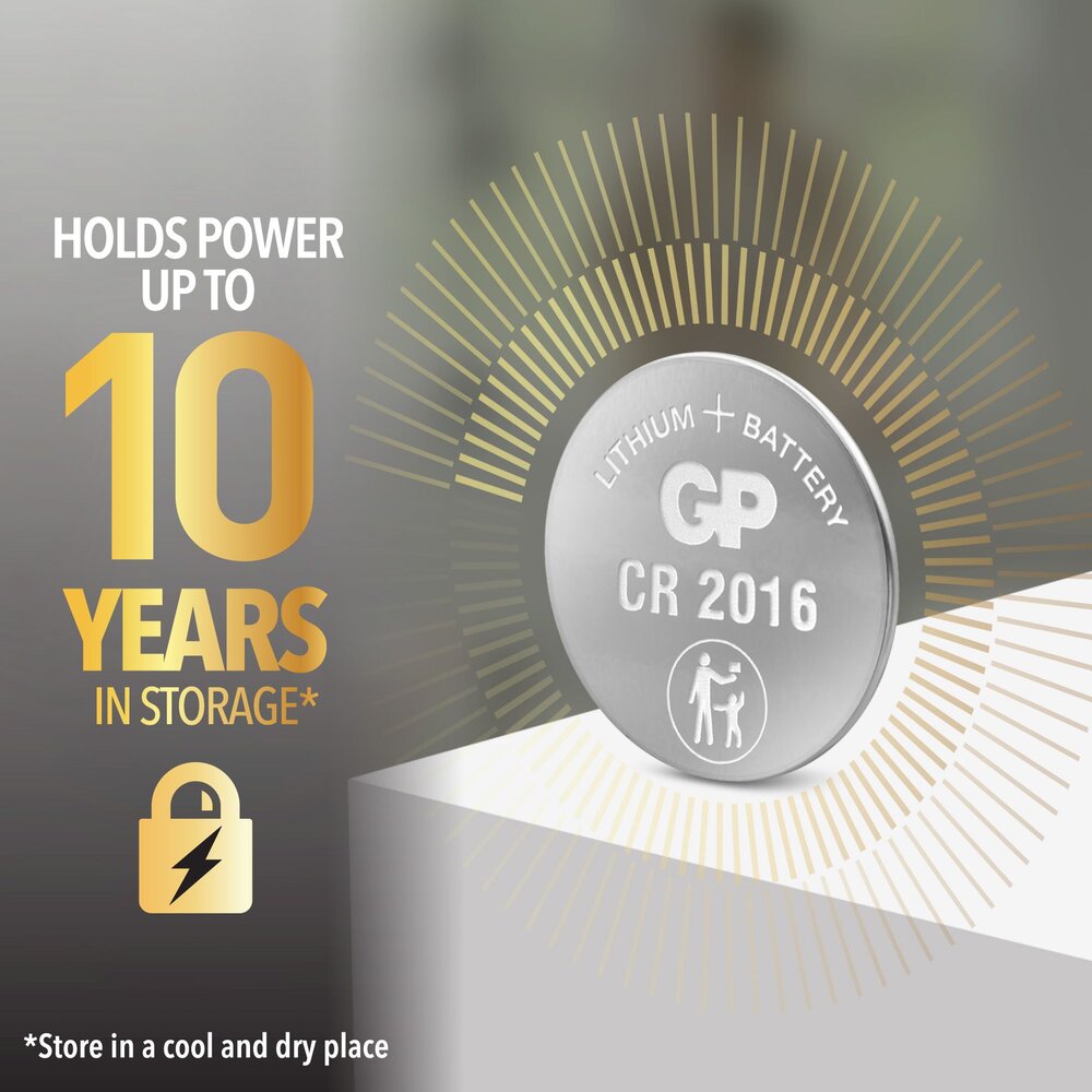 Lithiumbatteri GP CR 2032 3 V 4pk