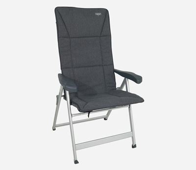 Varmetrekk til stol m/ batteribank 128 x 53 cm Grå