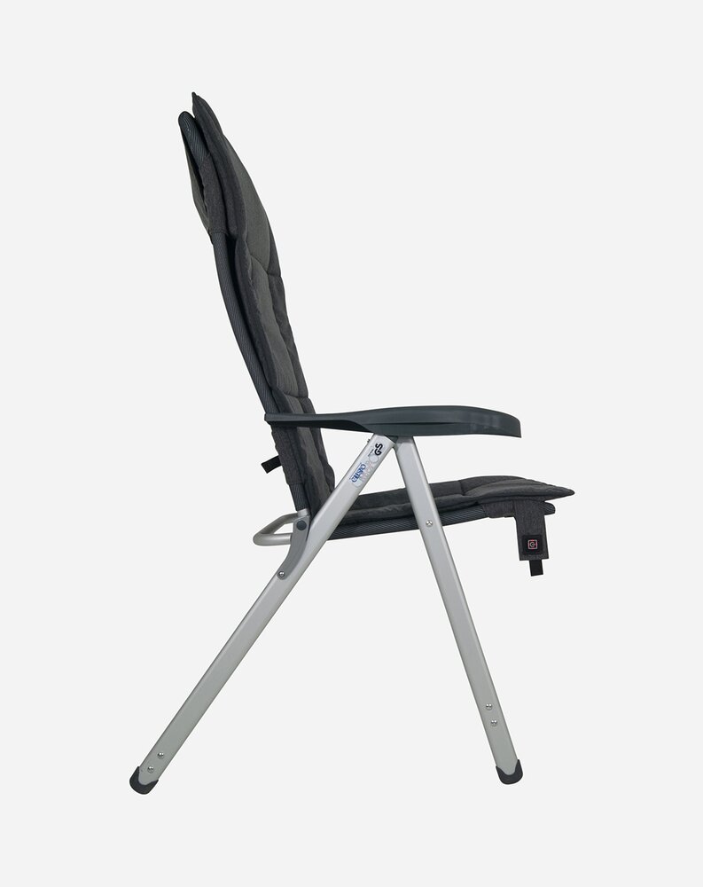 Varmetrekk til stol m/ batteribank 128 x 53 cm Grå