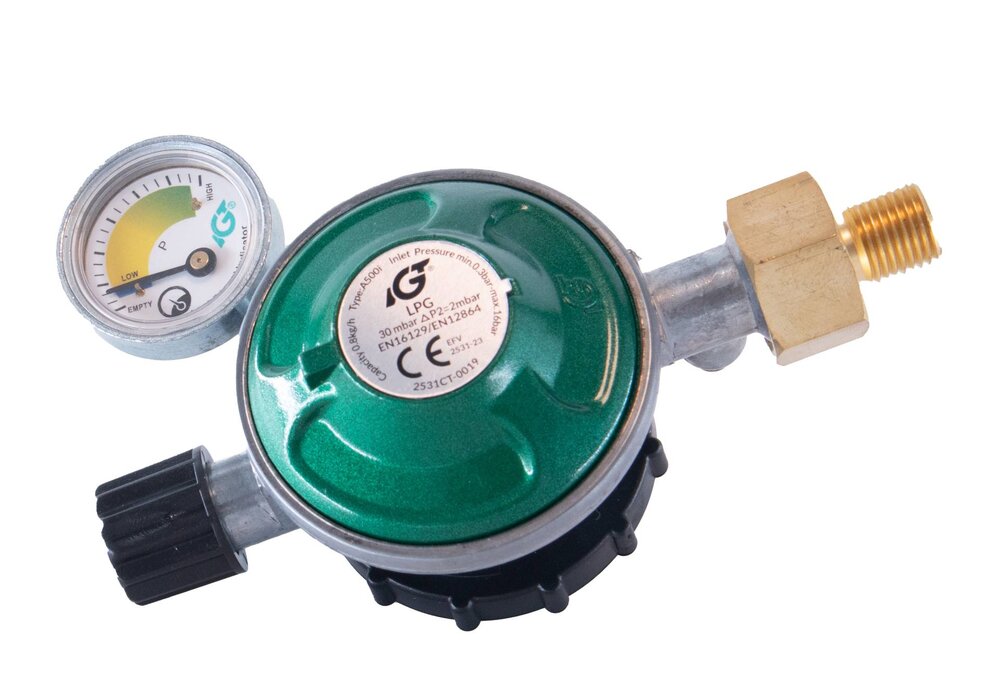 Regulator 1/4" 30mbar M14