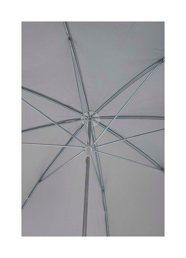 Parasoll til stol Ø 106cm Grå