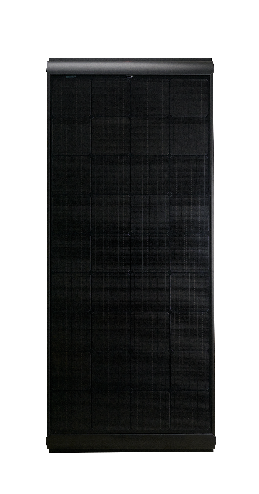 Solcellepakke BlackSolar komplett m/ brakett og regulator 230 W Svart