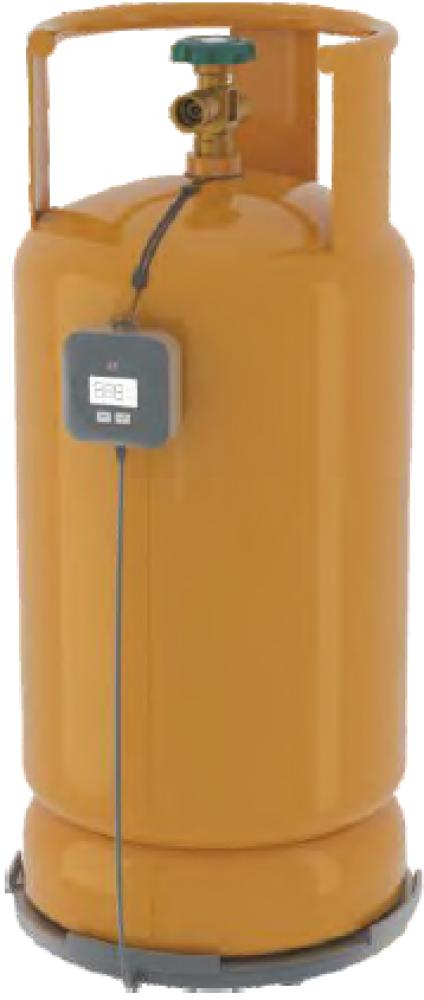 Nivåmåler Gassflaske Display og Bluetooth