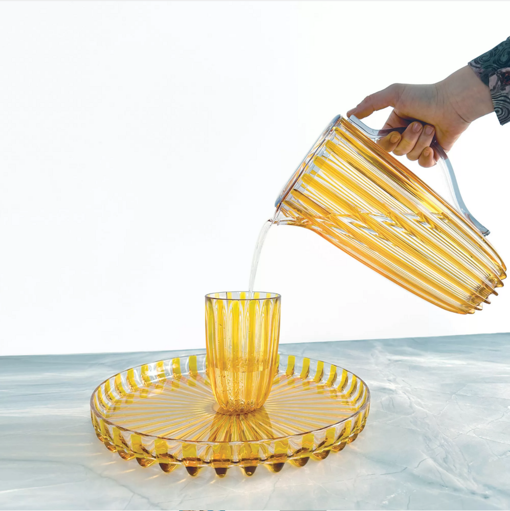 Glass Dolce Vita 4 stk Amber