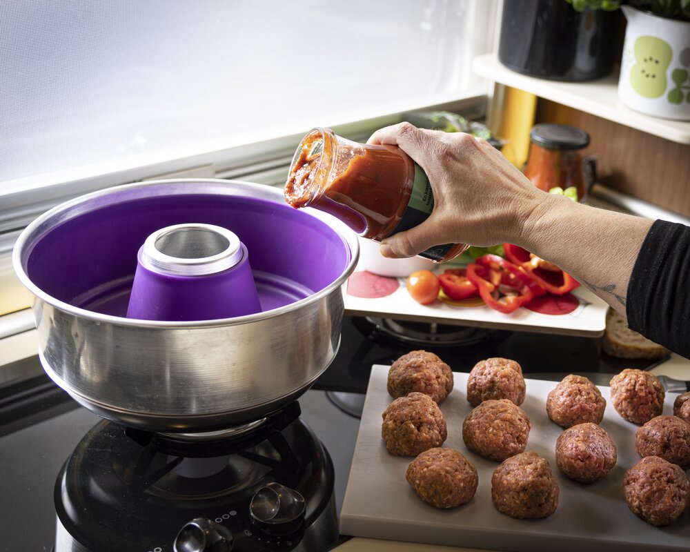 Silikonform Maxi til Omnia fritidsovn lilla