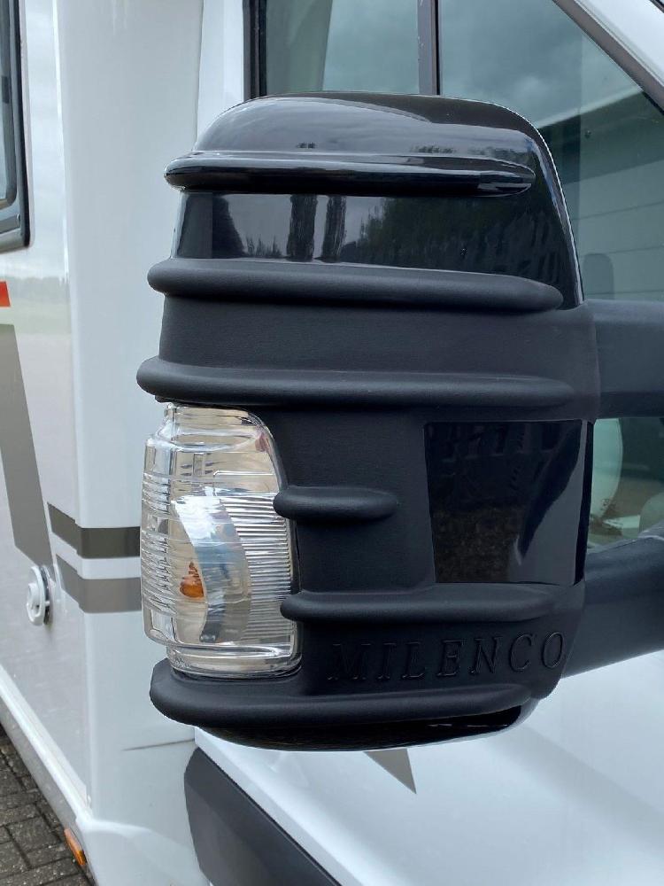Speilbeskytter tvilling arm til Ford Transit svart 2 stk