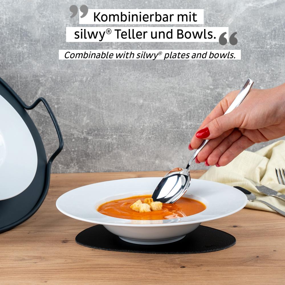Bestikksett Travel Cutlery rustfritt stål 5 deler Silwy