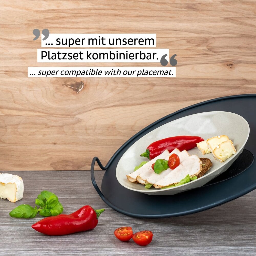 Magnetisk tallerken High-Tech 24 cm sand