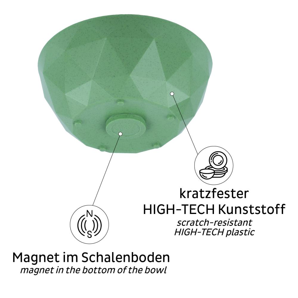 Magnetisk skål High-Tech 16 cm grønn