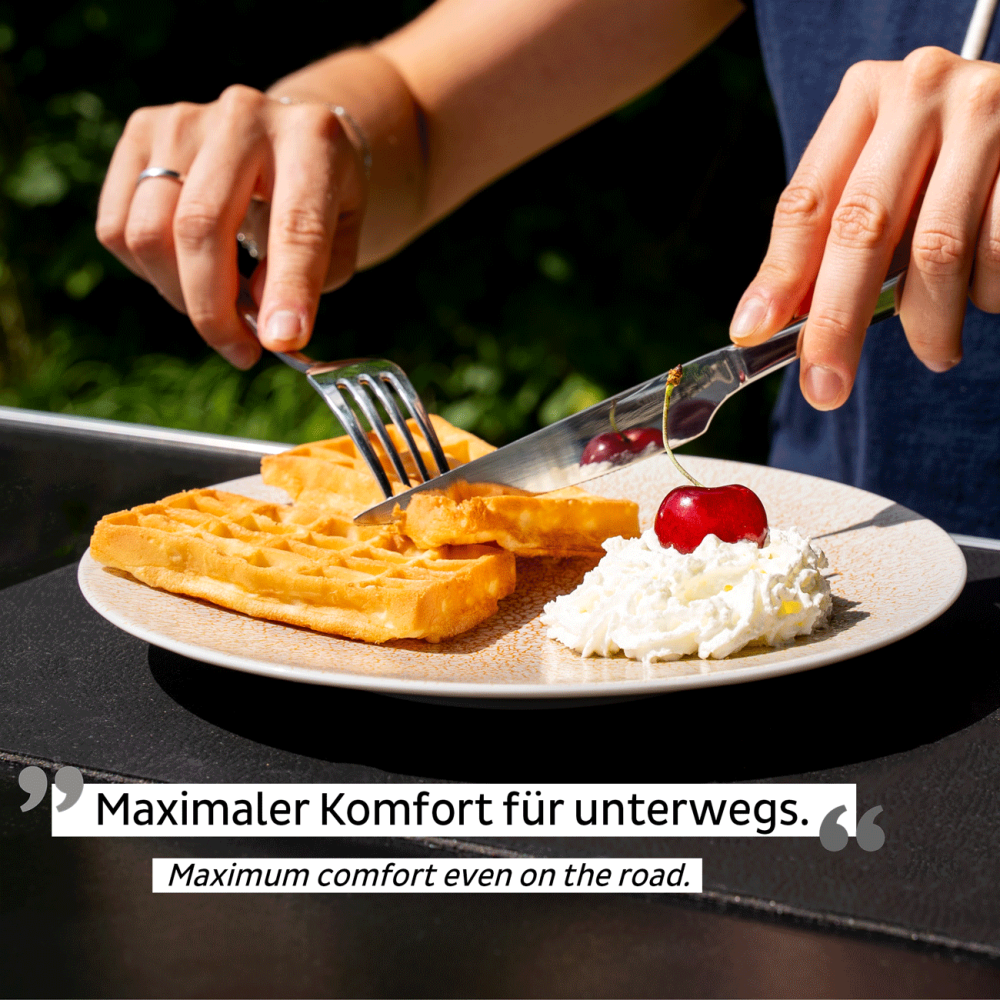 Magnetisk frokosttallerken - Porselen Ø 22,5 cm aprikos 2 stk