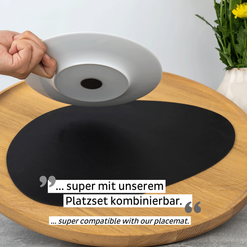 Magnetisk frokosttallerken - Porselen Ø 22,5 cm ocean 2 stk