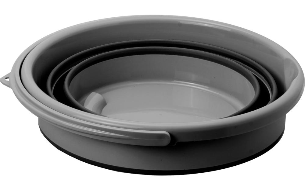 Vaskebøtte Drum Fold-Away sammenleggbar 10 l grå