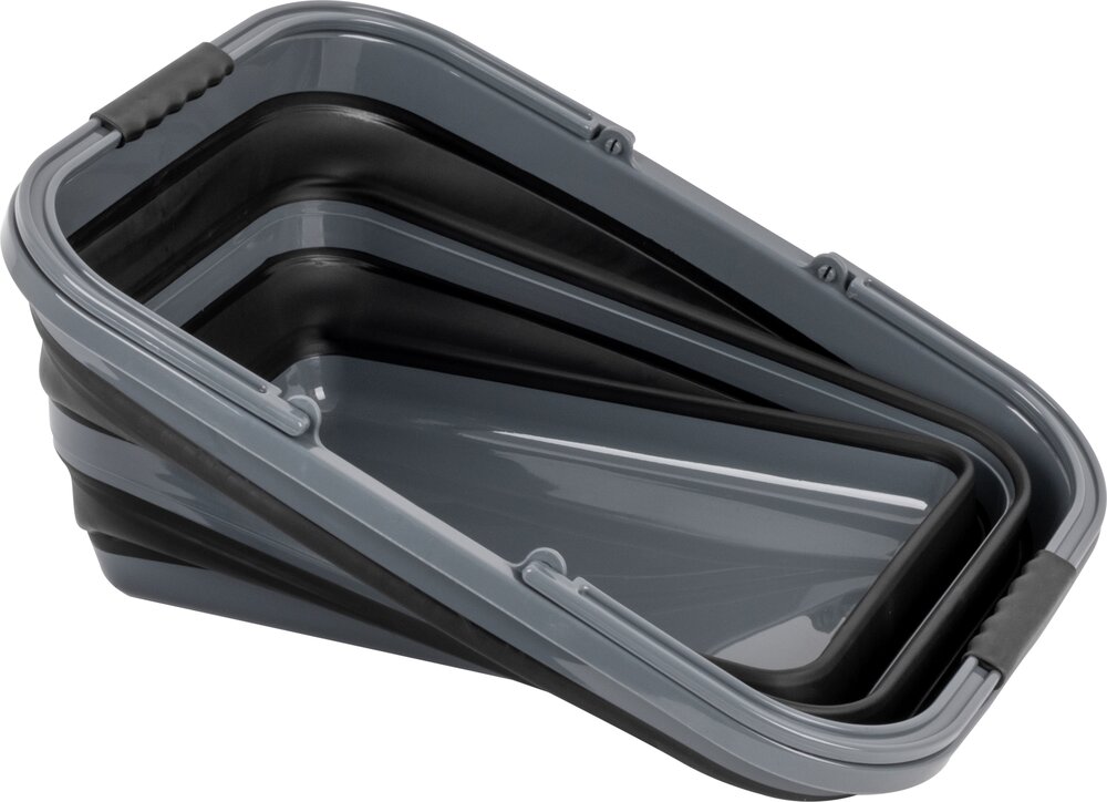 Vaskebøtte Holdall Fold-Away sammenleggbar 16 l grå