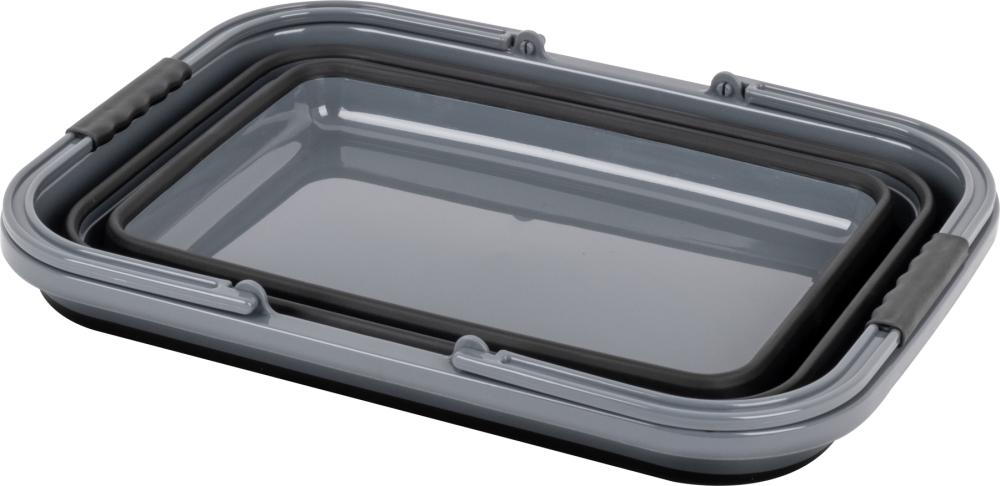 Vaskebøtte Holdall Fold-Away sammenleggbar 16 l grå