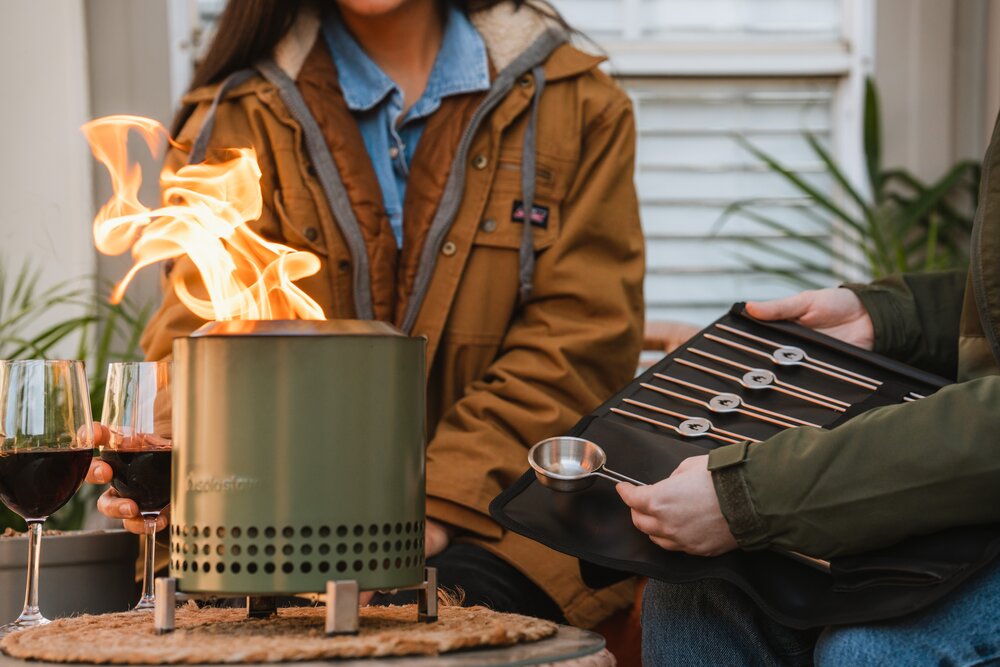 Mesa XL Bålpanne 21,8 cm x 17,8 cm grønn