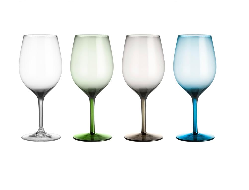 Vinglass Onda & Jazz flerfarget 4 pk